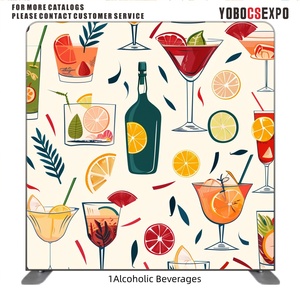 Backdrop Photobooth Kain Tension Custom Printing Portable 8ft dengan Sarung Bantal - Product Image 3