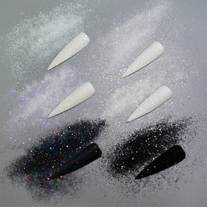 10g Poudre de <span class=keywords><strong>Sucre</strong></span> Noir Brillante pour Ongles, Paillettes Fines Colorées <span class=keywords><strong>Effet</strong></span> Bonbon, Pigment pour Décoration d'Ongles DIY <span class=keywords><strong>Effet</strong></span> <span class=keywords><strong>Sucre</strong></span> Noir - Product Image 2