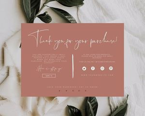 Cartes de remerciement personnalisées avec logo, cartes de vœux personnalisées pour clients professionnels - Product Image 2