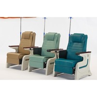 Fauteuil d'infusion électrique inclinable de qualité supérieure, fauteuil médical de luxe pour salle d'attente, fauteuil IV avec dossier réglable, personnalisable
