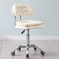 Chaise pivotante à poulie, tabouret de salon rond, chaise de réception et de négociation, tabouret de coiffeur pour salon de beauté et salon de barbier