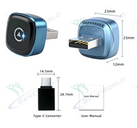 Adaptador Inalámbrico USB Mini CarPlay Dongle para Android Auto, Conexión Estable y Rápida, Plug and Play para Vehículos con iPhone