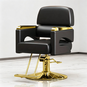 Silla de Peluquería Profesional al por Mayor para Mujeres, Asiento Moderno con Elevación para Corte de Cabello, Cuero Sintético para Salones de Belleza y Barberías - Product Image 3