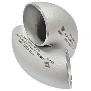Codo de Acero Inoxidable Soldado sin Costuras de 90 Grados, Curva de Cabeza Redonda de Radio Largo, Conexión de Tubería Estándar ASME B16.9 SA403 - Product Image 1