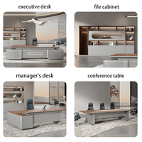 Bureau de direction moderne en forme de L, mobilier de bureau, table moderne, bureaux, escritorio