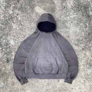 Sudadera con Capucha Personalizada Vintage Gris de Felpa Francesa, Corte Regular para Hombre, 100% Algodón, Forro Grueso, Ecológica, para Otoño - Product Image 1