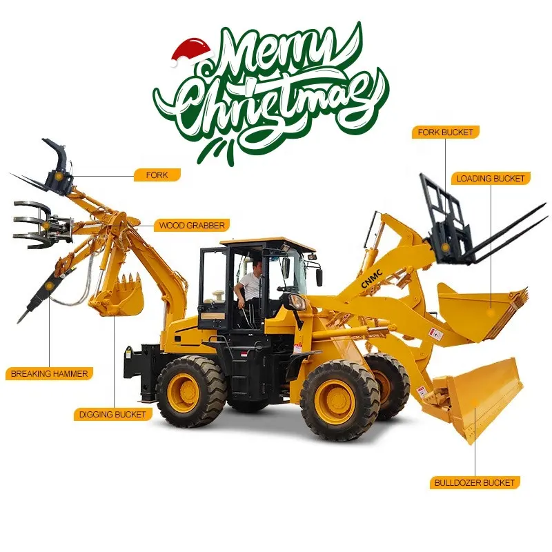 Chinese Cheap Wheel Digger Front Wheel Backhoe Loader For Sale