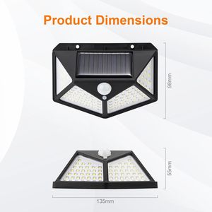 Luces Solares de Jardín con Sensor de Movimiento, Alta Calidad, Precio Económico, 10 Metros, 100 Piezas, Lámpara de 100 LED, Impermeable, 75 ABS, IP65 - Product Image 4
