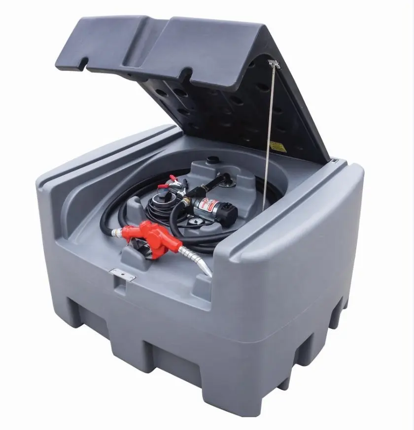 Фермерское оборудование для заправки, автоматический пистолет 40 л/мин 400 л, наборы топливных кубиков, дизельный топливный бак