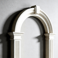 Cadre de porte et de fenêtre multi-matériaux, en FRP, fibre de verre, polyuréthane, UPVC, PVC, alliage d'aluminium, cadre de contour de porte et de fenêtre
