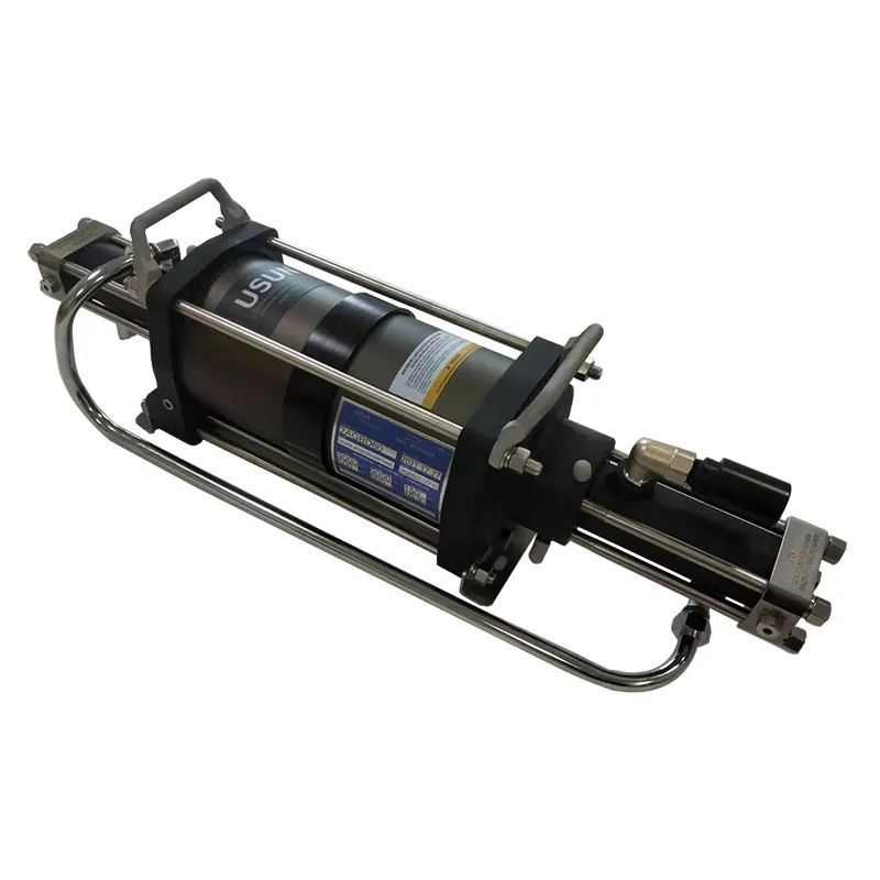 USUN Model :2AGBD150 Max 25000 PSI ultra high pressure air powered nitrogen gas pressure testing pump