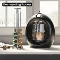 Support de capsules de café rotatif à 360° en métal, tour de présentation pour 40 capsules, idéal pour la cuisine Nespresso Original