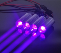 Pointeur de lumière à diode laser bleu 375nm 405nm 450nm <1mW 16*70mm réglage et mise au point fixe 3V pour module de diode laser de machine à coudre