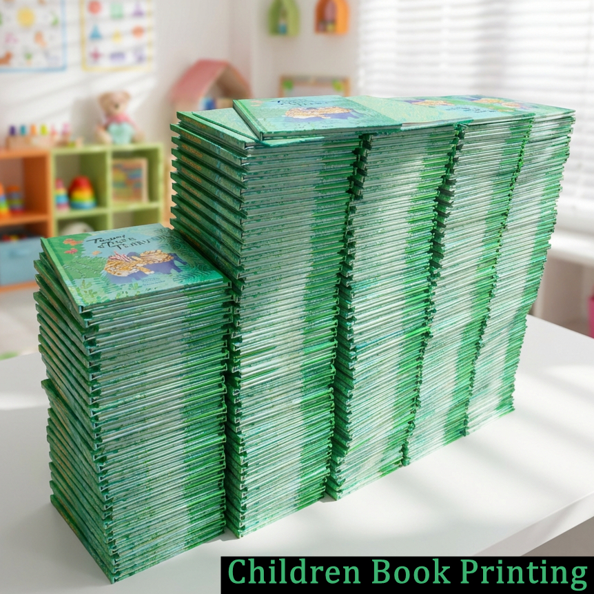 Custom Hard Cover Book Printing Children Hardcover Book Printer In China