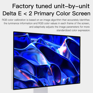 KUYCON P32U Monitor Pc, rasio kontras semua aluminium Aloi, layar Lcd komputer 32 inci 4k tanpa braket 1200:1 - Product Image 5