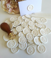 Cire décorative Autocollants pour timbres à sceller avec logo personnalisé Cire à cacheter adhésive colorée