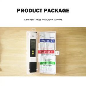 घरेलू पीने के पानी, पूल, लैब और एक्वेरियम के लिए उच्च सटीकता डिजिटल <span class=keywords><strong>ph</strong></span> मीटर पैन मीटर पेन - Product Image 6
