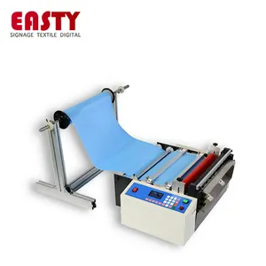 Film Vinyl Fabric Paper Roll to Piece Slitter Machine Slitting Rewinding Machine