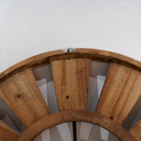 Jam dinding kayu desain berongga Dekorasi Rumah kustom bulat jam dinding Diy Harga Bagus Dengan jam dinding dekoratif personal