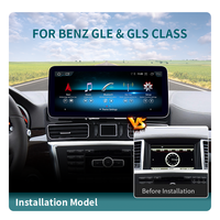 Reproductor multimedia para coche Android con pantalla táctil de 12,3 pulgadas para Mercedes Benz GLE /GLS clase 2016-2020 ML/GL clase 2012-2015