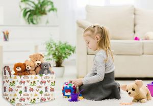Rectangle Storage Basket with Handles Collapsible Storage Bin Farm <b>Books</b> <b>Box</b> - Product Image 2