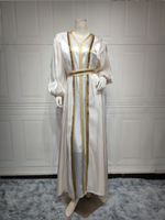 Robe longue élégante pour femmes, mode arabe, dubaï, moyen-orient, robe musulmane de luxe de haute qualité, vente en gros