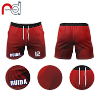 Maillot de Rugby rouge imprimé, Design Original, Kit de Rugby, short en Jersey pour hommes, femmes, jeunes, tailles adultes, offre spéciale