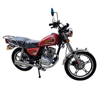 Moto cargo à deux roues X3 250cc avec une vitesse maximale de 70 km/h, moto de rue rouge