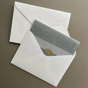 Tùy chỉnh phong bì in ấn với công ty Logo phù hợp Tài Chính lời mời cao cấp tùy chỉnh phong bì bộ và sinh nhật thẻ - Product Image 3