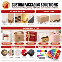 Boîtes de transport longues personnalisées pour gâteaux, en carton, avec fenêtre transparente, poignée, recyclables, pour emballage de desserts à emporter en boulangerie