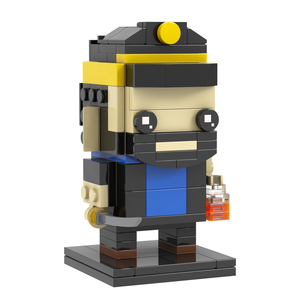 Moc7484 טינטין ומילו 135pcs ראש מרובע לבנים יצירת מופת ספרותי קלאסי להרכיב אבני בניין ילדים צעצועים מתנה - Product Image 5