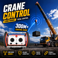 Télécommande proportionnelle pour grue avec joystick hydraulique croisé pour grue mobile
