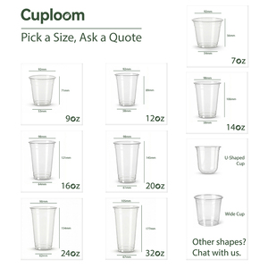Gobelets en plastique personnalisés imprimés UV 16oz, jetables, transparents en PET, pour boissons froides, café glacé, bubble tea, vente en gros avec couvercle - Product Image 3