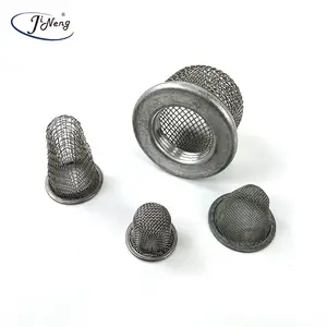 New 30cm 20mm 25mm Stainless Steel Cone Wire Mesh Filter Strainer 300 125 50 200 Micron Dust Particles and Water Filtering