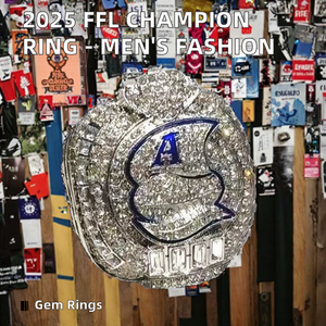 Anillo de Campeonato de Moda Masculina - Joyería de Piedras Preciosas Personalizada al por Mayor para Bodas - Product Image 2