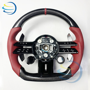 พวงมาลัยคาร์บอนไฟเบอร์สำหรับรถเมอร์เซเดสเบนซ์ <span class=keywords><strong>AMG</strong></span> V/E Class W447 GLC X253 300 63s W212 W213 GLA GLB C118 GLS C257 GLE W167 - Product Image 1