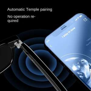 Gafas Inteligentes con IA y Bluetooth, Lentes Anti-Luz Azul, Asistente de IA en Tiempo Real, Traducción, Música, Llamadas, Hardware AR - Product Image 2