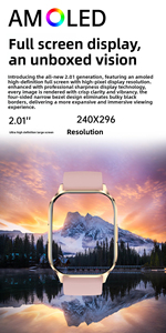 Montre connectée la plus vendue pour hommes et femmes, étanche, avec mesure de la pression artérielle, montre connectée de sport, horloge intelligente, tracker de fitness, compatible <span class=keywords><strong>Android</strong></span> et iOS - Product Image 2