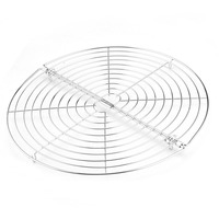 Grille de cuisson ronde pliable en acier au carbone, support de cuisson vapeur, rôtissage, grillade, gadget de cuisine polyvalent