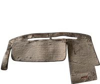 Housse de tableau de bord de voiture universelle Luerman, écologique, de luxe, entièrement personnalisable, couleur et logo brodés sur mesure