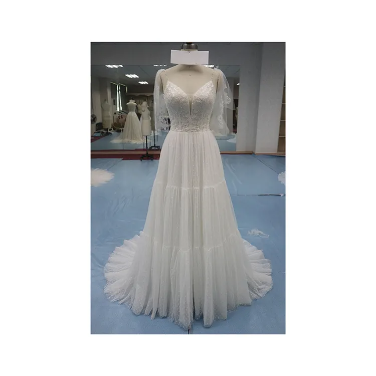 2022 Hot Lace Classic Summer White Luxury Wedding Dress Wedding Bridesmaid Dresses For Women Gowns