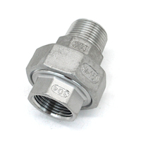 Usine Vente 304 En Acier Inoxydable Filetage Coulée Raccord De Tuyau NPT BSPP filetage Mamelon Plug Union Plomberie Matériaux Fournisseurs