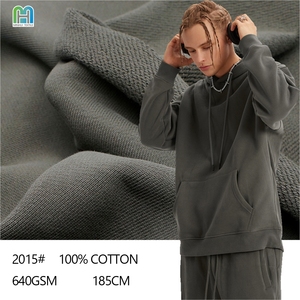 Felpe con cappuccio da <span class=keywords><strong>uomo</strong></span> antivento in tessuto in finto Denim tessuto francese in spugna abbinato a costine per 1.1 con cappuccio <span class=keywords><strong>ragno</strong></span> - Product Image 1