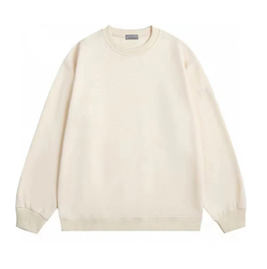 Felpa da <span class=keywords><strong>Uomo</strong></span> <span class=keywords><strong>Girocollo</strong></span> Pesante Tinta Unita Totalmente Personalizzabile in Cotone Patchwork Oversize di Alta Qualità per Streetwear Casual - Product Image 4