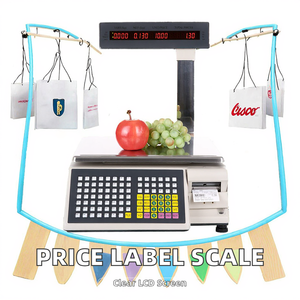 Báscula Digital para Supermercado Veidt con Impresión de Etiquetas de Precios, Pantalla LCD, Precisión de 10g, Conteo de Peso, Etiquetado con Código de Barras 8 - Product Image 5