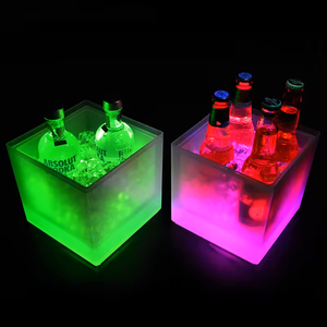 Cubo de Hielo Acrílico Nuevo con Luces LED para Cerveza, para Francia, Max & Jack's, Kulmbacher, J & G Stewart - Product Image 3