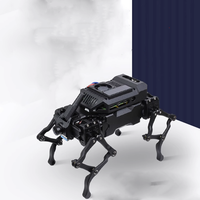 WAVEGO chien robot bionique à quatre pattes AI haut degré de liberté basé sur ESP32/ Raspberry PI 4B