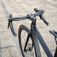TOSEEK 8K UD Carbonfaser-Rennradlenker 31,8mm Interne Kabelführung Aero-Rennradlenker Ergonomisch 256g