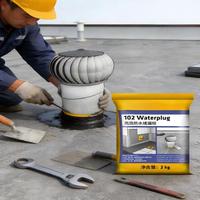 Sikaa 102 Waterplug, mastic d'étanchéité haute performance, anti-fuite, respectueux de l'environnement, pour cuisine/salle de bain, mortier de construction