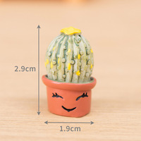 Nouvelle Offre : Ornements en Résine à Dos Plat en Forme de Mini Cactus et Succulentes de Dessin Animé, Petites Plantes en Pot, Pendentifs pour la Fabrication de Bijoux Faits Main